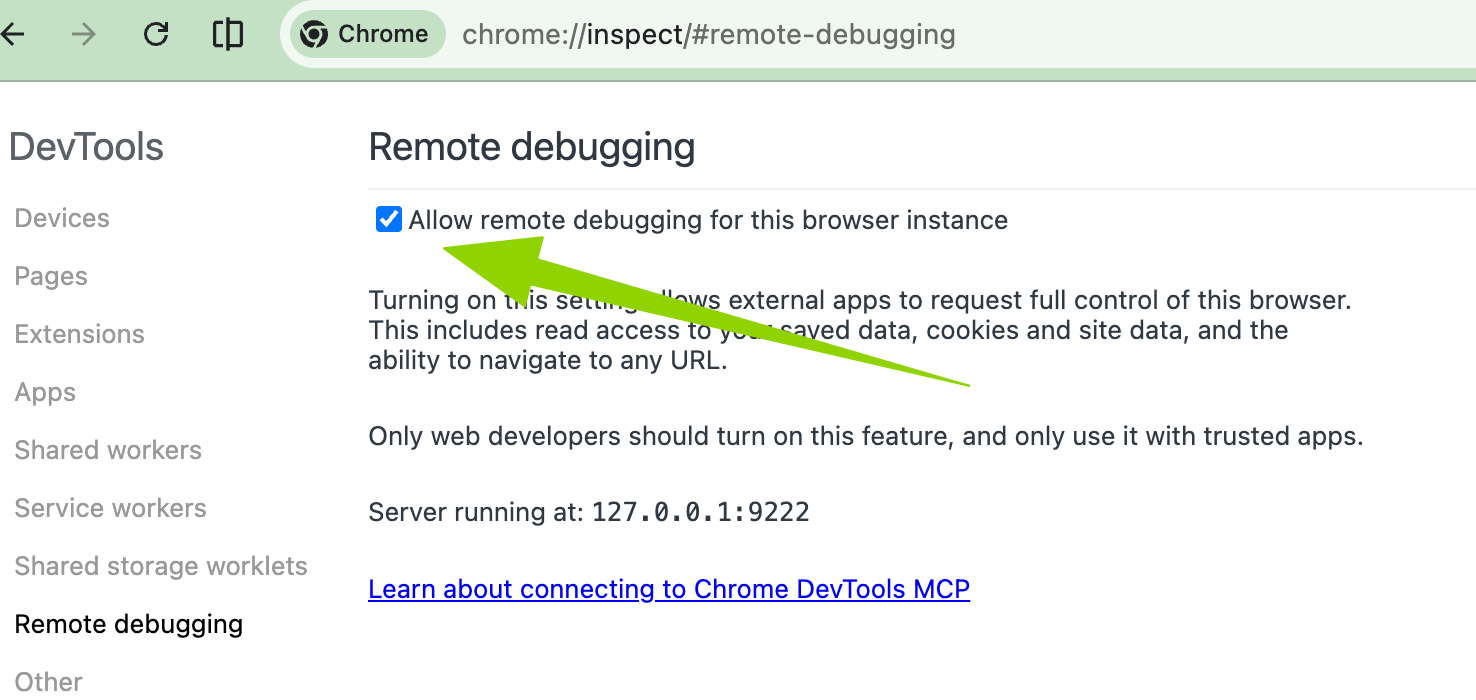 Chrome Remote Debugging setup
